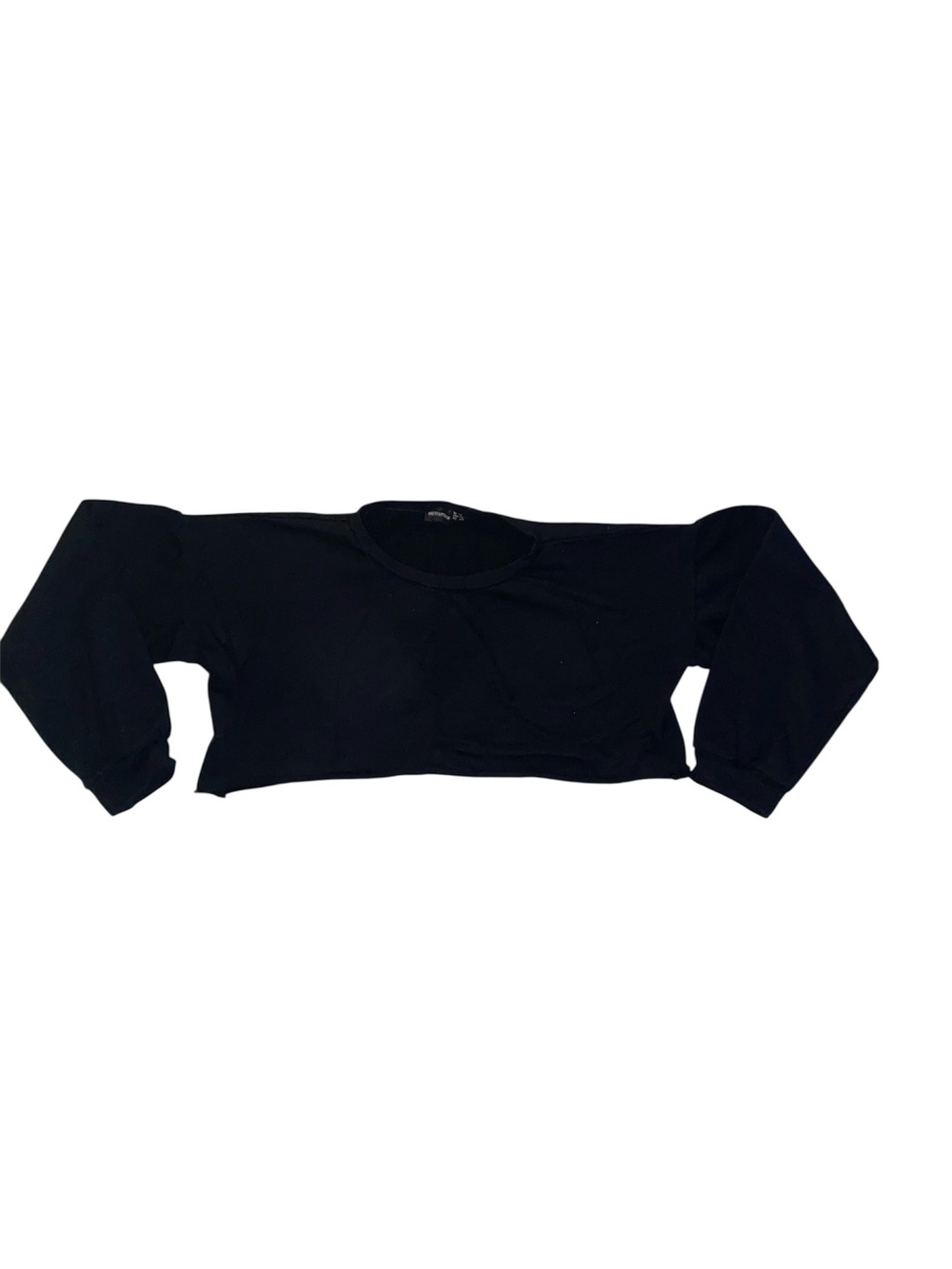 PrettyLittleThing Cropped Crewneck Long Sleeve